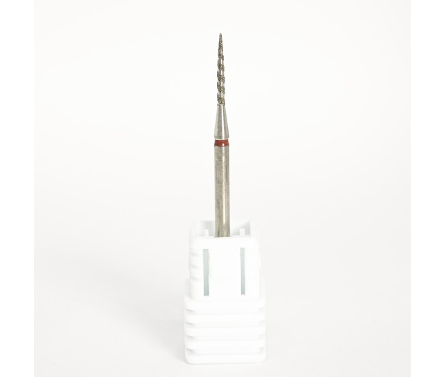 DIAMOND DRILL BIT – TORNADO FLAME bit | 1.0 mm 200-230 GRIT |900034- Nail & Eyelash Paradise